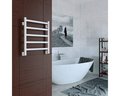 Полотенцесушитель водяной Stinox Prestige 50x50 белый глянец