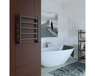 Полотенцесушитель водяной Stinox Prestige 50x60 черный матовый