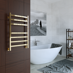 Полотенцесушитель водяной Stinox Prestige 50x80 золото глянец