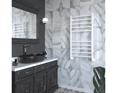 Полотенцесушитель водяной Stinox Quatro 50x100 белый матовый