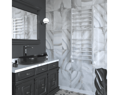 Полотенцесушитель водяной Stinox Quatro 50x120 белый глянец