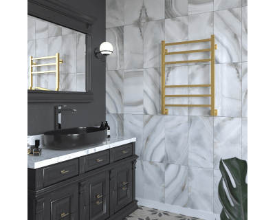 Полотенцесушитель водяной Stinox Quatro 50x70 золото сатин