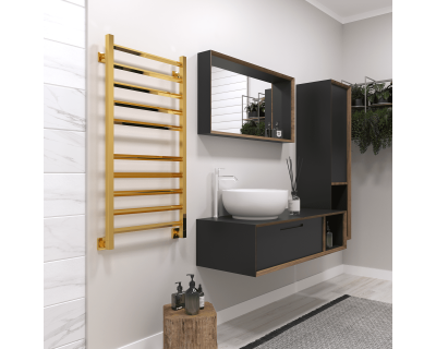 Полотенцесушитель водяной Stinox Sorento 50x100 золото глянец