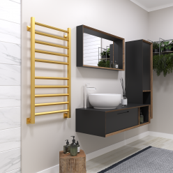 Полотенцесушитель водяной Stinox Sorento 50x100 золото сатин