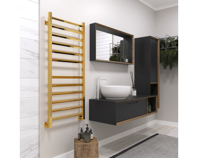 Полотенцесушитель водяной Stinox Sorento 50x120 золото глянец