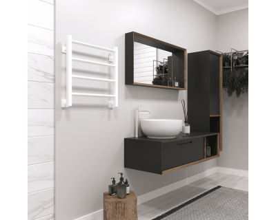 Полотенцесушитель водяной Stinox Sorento 50x50 белый матовый