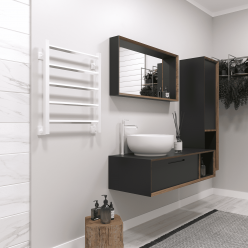 Полотенцесушитель водяной Stinox Sorento 50x60 белый глянец