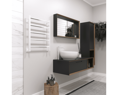 Полотенцесушитель водяной Stinox Sorento 50x60 белый глянец