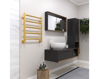 Полотенцесушитель водяной Stinox Sorento 50x60 золото сатин
