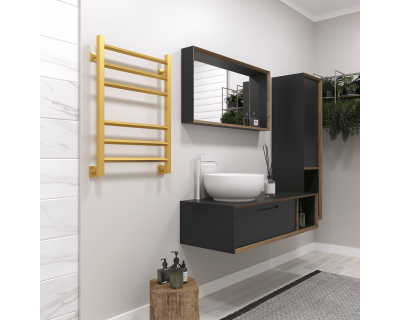 Полотенцесушитель водяной Stinox Sorento 50x70 золото сатин