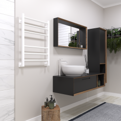 Полотенцесушитель водяной Stinox Sorento 50x70 белый матовый