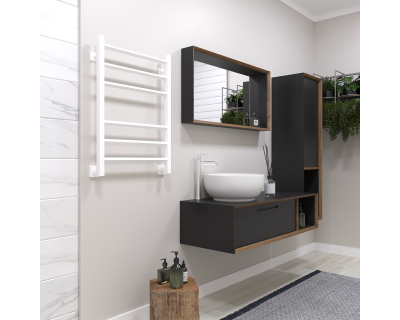 Полотенцесушитель водяной Stinox Sorento 50x70 белый матовый