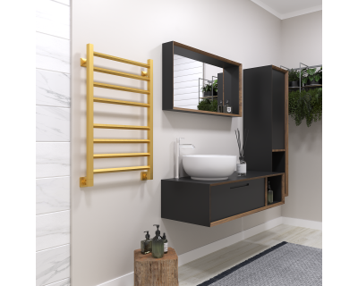 Полотенцесушитель водяной Stinox Sorento 50x80 золото сатин