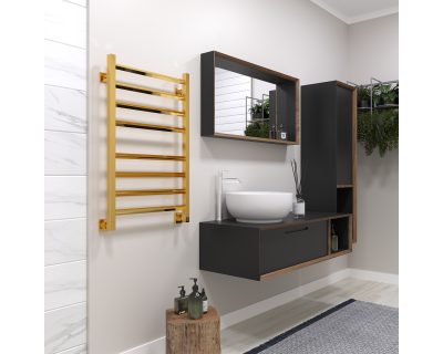 Полотенцесушитель водяной Stinox Sorento 50x80 золото глянец