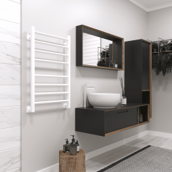 Полотенцесушитель водяной Stinox Sorento 50x80 белый матовый