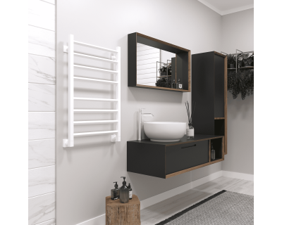 Полотенцесушитель водяной Stinox Sorento 50x80 белый матовый