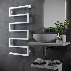 Полотенцесушитель водяной Stinox Ultra 50x100 белый матовый