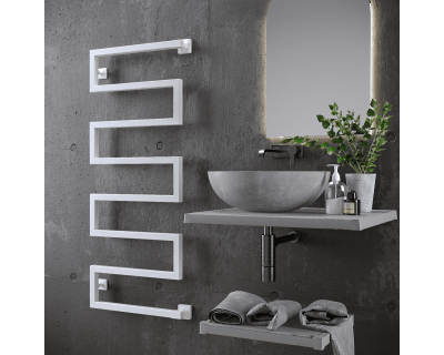 Полотенцесушитель водяной Stinox Ultra 50x120 белый матовый