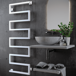 Полотенцесушитель водяной Stinox Ultra 50x140 белый матовый