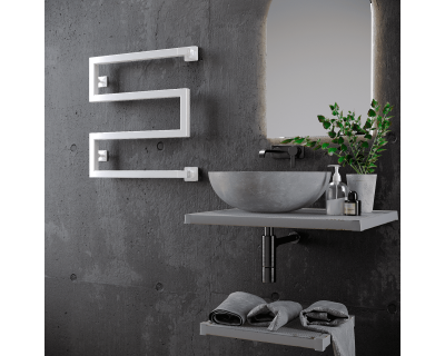 Полотенцесушитель водяной Stinox Ultra 50x90 белый глянец