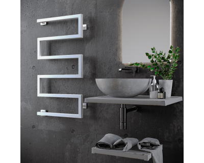 Полотенцесушитель водяной Stinox Ultra 50x90 белый матовый