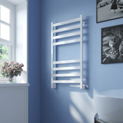 Полотенцесушитель водяной Stinox Verona 50x100 белый глянец