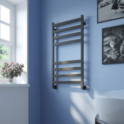 Полотенцесушитель водяной Stinox Verona 50x100 черный матовый