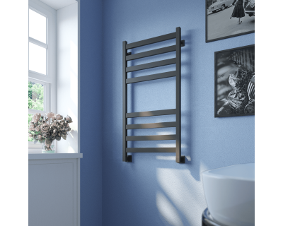 Полотенцесушитель водяной Stinox Verona 50x100 черный матовый