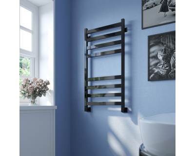 Полотенцесушитель водяной Stinox Verona 50x100 черный глянец