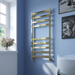 Полотенцесушитель водяной Stinox Verona 50x120 золото глянец