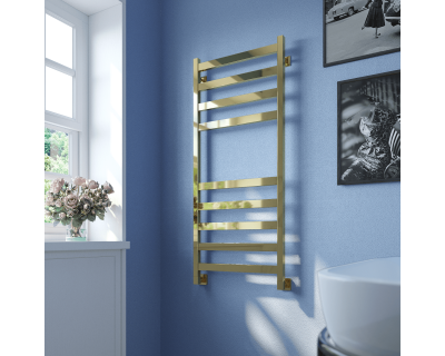 Полотенцесушитель водяной Stinox Verona 50x120 золото глянец