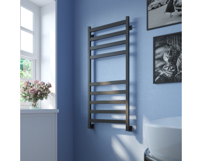 Полотенцесушитель водяной Stinox Verona 50x120 черный матовый