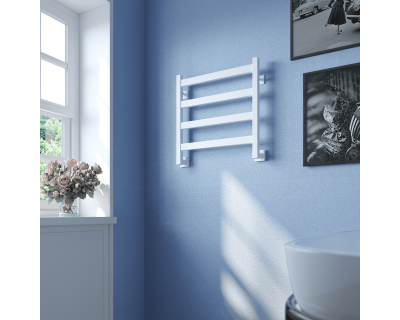 Полотенцесушитель водяной Stinox Verona 50x50 белый матовый