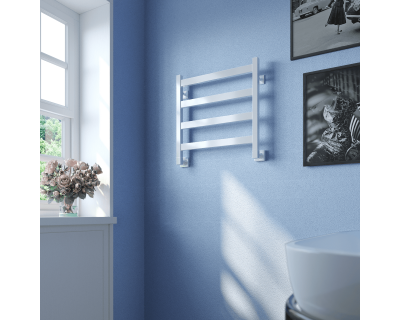 Полотенцесушитель водяной Stinox Verona 50x50 белый глянец