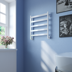Полотенцесушитель водяной Stinox Verona 50x60 белый глянец