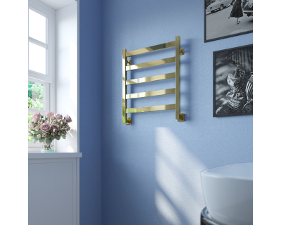 Полотенцесушитель водяной Stinox Verona 50x60 золото глянец