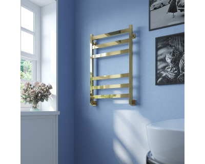 Полотенцесушитель водяной Stinox Verona 50x80 золото глянец