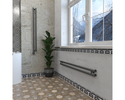 Дизайн-радиатор отопления Stinox Minori Design 10x120 черный матовый