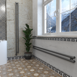 Дизайн-радиатор отопления Stinox Minori Design 10x180 черный матовый