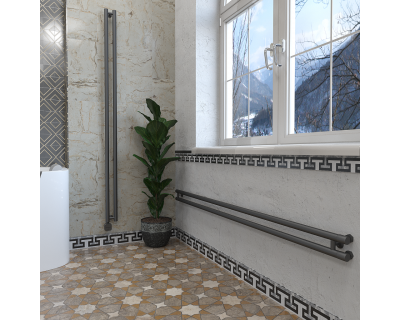 Дизайн-радиатор отопления Stinox Minori Design 10x180 черный матовый
