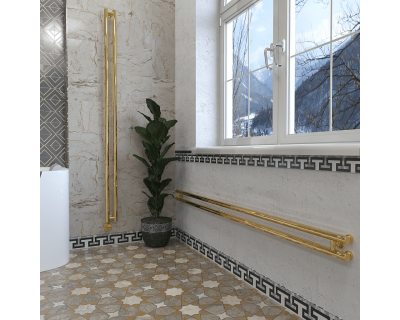 Дизайн-радиатор отопления Stinox Minori Design 10x180 золото глянец