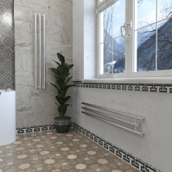 Дизайн-радиатор отопления Stinox Minori Design 17x120 сатин