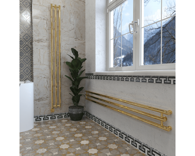 Дизайн-радиатор отопления Stinox Minori Design 17x180 золото глянец