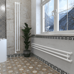 Дизайн-радиатор отопления Stinox Minori Design 17x180 белый матовый