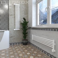 Дизайн-радиатор отопления Stinox Quatro Design 22x120 белый матовый