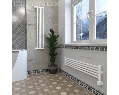 Дизайн-радиатор отопления Stinox Quatro Design 22x120 белый матовый