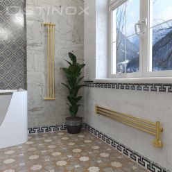 Дизайн-радиатор отопления Stinox Toscana Design 14x120 золото сатин