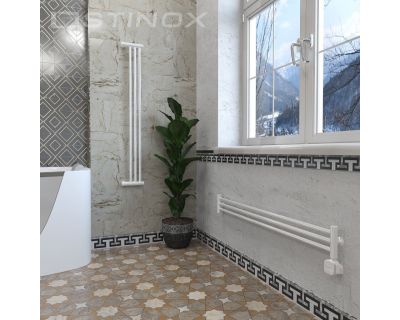 Дизайн-радиатор отопления Stinox Toscana Design 14x120 белый глянец