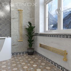 Дизайн-радиатор отопления Stinox Toscana Design 14x120 золото глянец