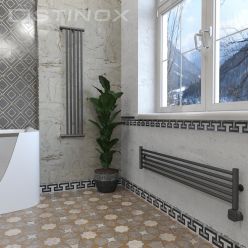 Дизайн-радиатор отопления Stinox Toscana Design 22x120 черный матовый